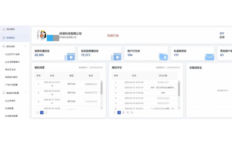 環(huán)保行業(yè)案例